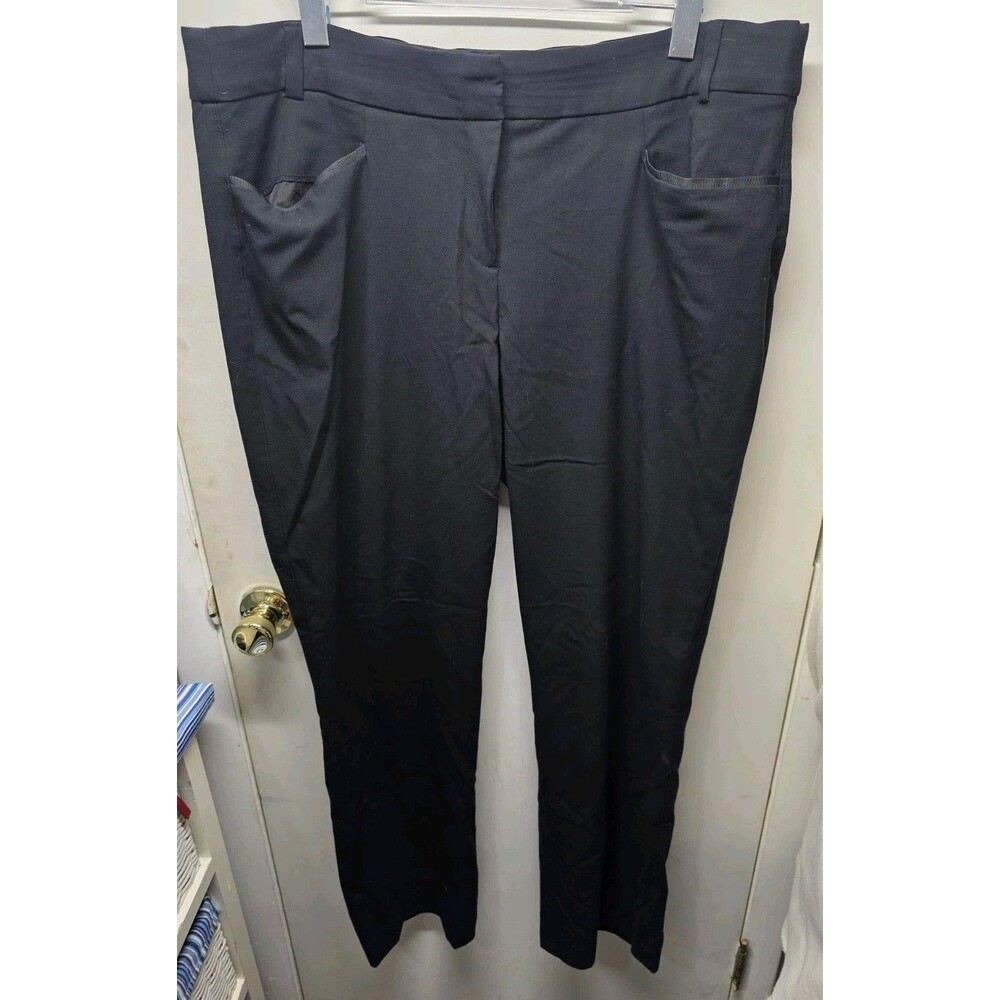 Lane Bryant Career Casual The Allie Black Dress Pants Size 18L